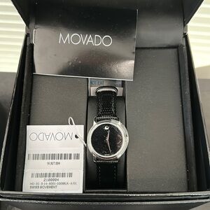 Brand New with plastic still on face MOVADO watch